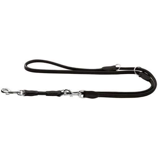 Hunter Verstellbare Führleine Elk Round & Soft 8 Mm / 200 Cm Schwarz 1 Hunter Verstellbare Führleine Elk Round & Soft 8 Mm / 200 Cm Schwarz