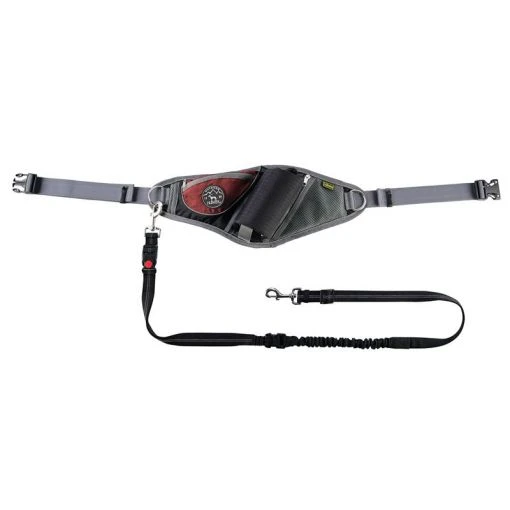 Hunter Gürteltasche Mit Antiruckleine Jasper Rot / Schwarz 1 Hunter Gürteltasche Mit Antiruckleine Jasper Rot / Schwarz