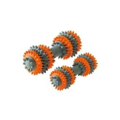 Hunter Hundespielzeug Tooth Cleaner L Orange/grau 18 Cm