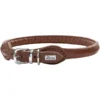 Hunter Halsband Round & Soft, Leder