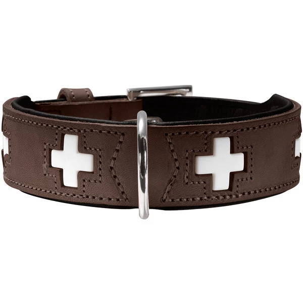Hunter Halsband Swiss, Leder 1 Hunter Halsband Swiss, Leder