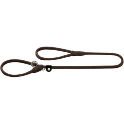 Hunter Retrieverleine Round & Soft Elk, Leder