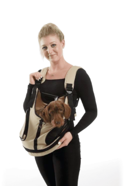 Hunter Tasche Outdoor - Kangaroo - Beige/schwarz, 20 X 35 X 30cm -Hunter 4 28129