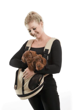 Hunter Tasche Outdoor - Kangaroo - Beige/schwarz, 20 X 35 X 30cm -Hunter 6