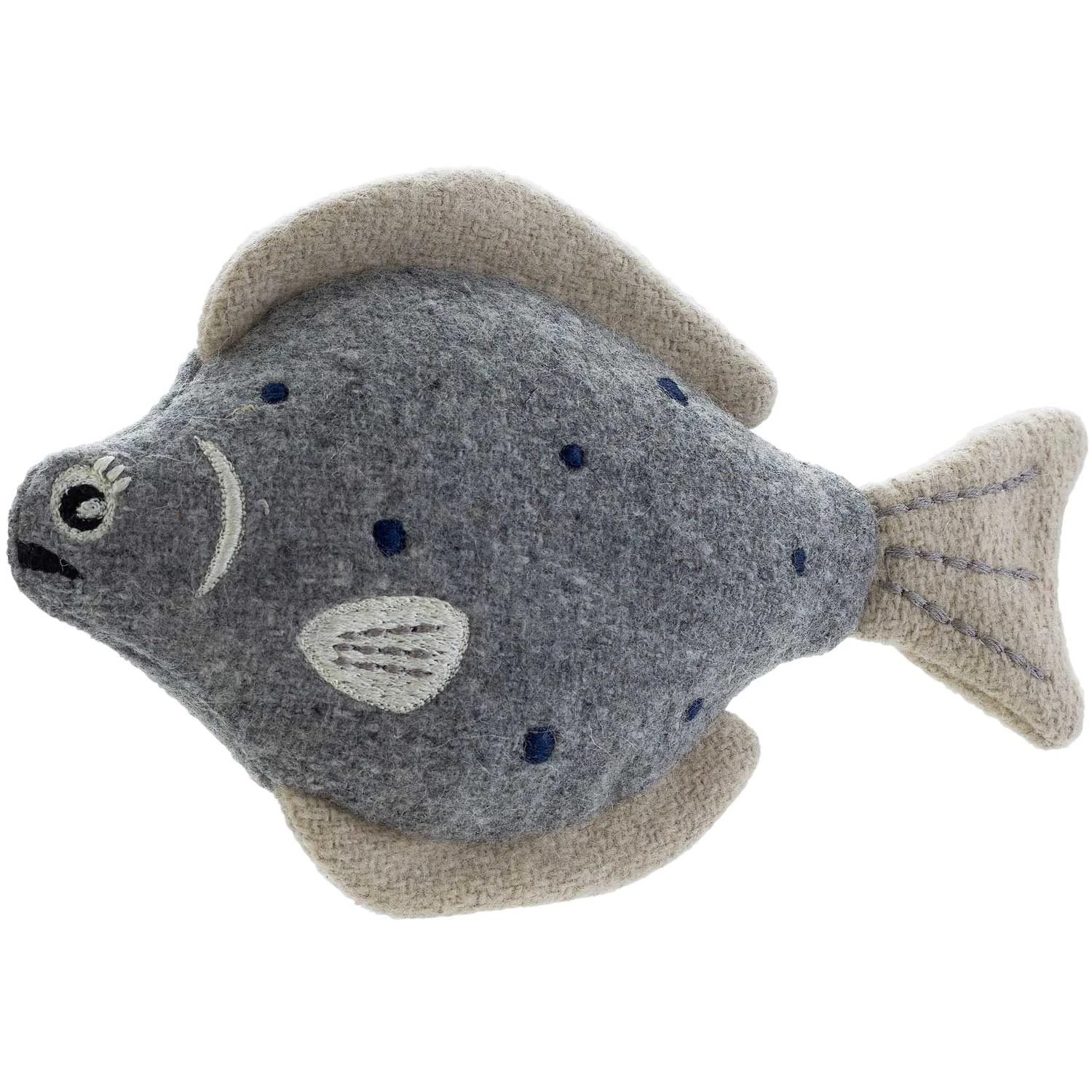 Hunter Hundespielzeug Plüsch Skagen Steinbutt M Grau 1 Hunter Hundespielzeug Plüsch Skagen Steinbutt M Grau