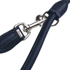 Hunter Verstellbare Leine Round & Soft Leder Dunkelblau -Hunter e hLzpNs 68328 002 19