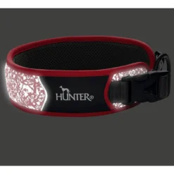 Hunter Halsband Divo Reflect 35-45 X 4,5 Cm, Rot/grau -Hunter hunter halsband divo reflect 35 45 x 4 5 cm rot grau 2