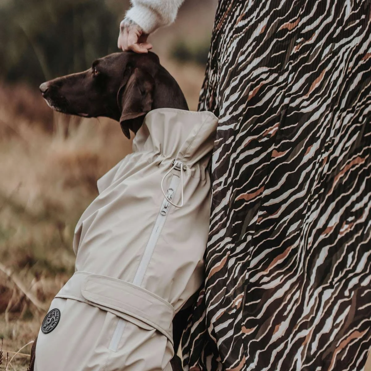 Hunter Hunde Regenmantel Milford Friesennerz Rücken: 55 Cm, Bauch: 56 - 70 Cm 3 Hunter Hunde Regenmantel Milford Friesennerz Rücken: 55 Cm, Bauch: 56 - 70 Cm – Bild 3