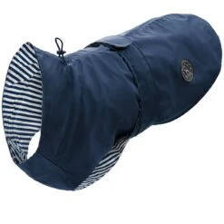 Hunter Hunde Regenmantel Milford L: Rücken 60 Cm, Bauch 58-74 Cm, Blau