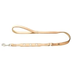 Hunter Hundeleine Swiss Aus Leder Natur/beige, 18mm, 110 Cm
