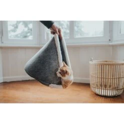 Hunter Katzenhöhle Skive 44 X 44 Cm, Grau -Hunter hunter katzenhohle skive 44 x 44 cm grau 4