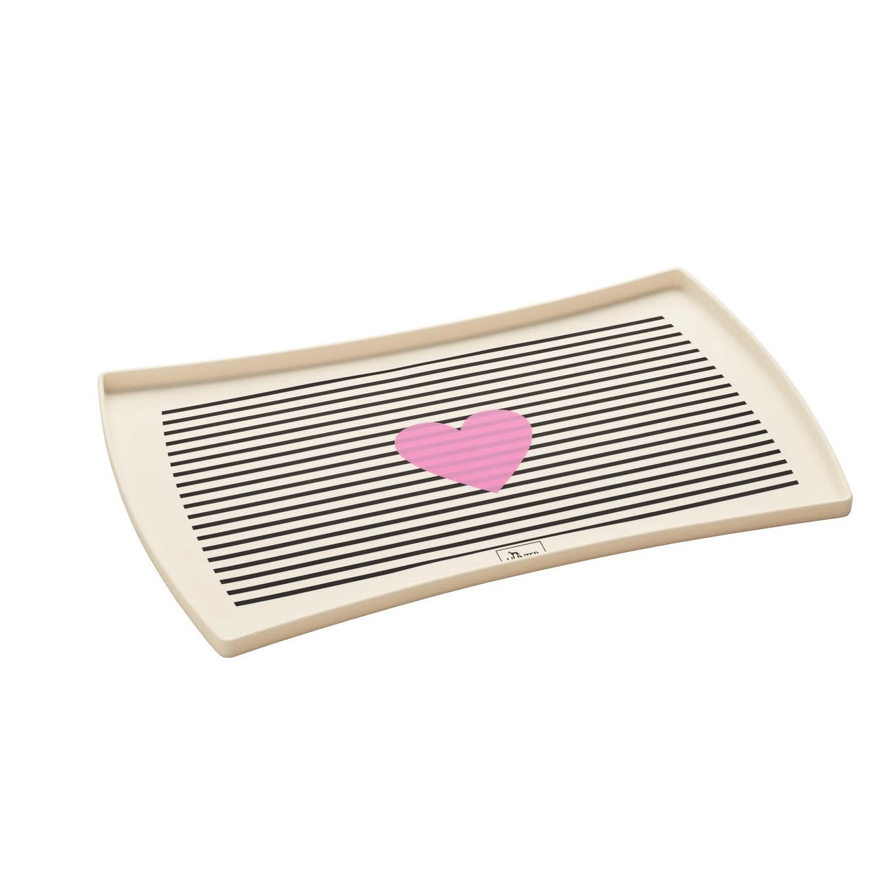 Hunter Napfunterlage Biri 48 X 30 Cm, Weiß/schwarz 2 Hunter Napfunterlage Biri 48 X 30 Cm, Weiß/schwarz – Bild 2