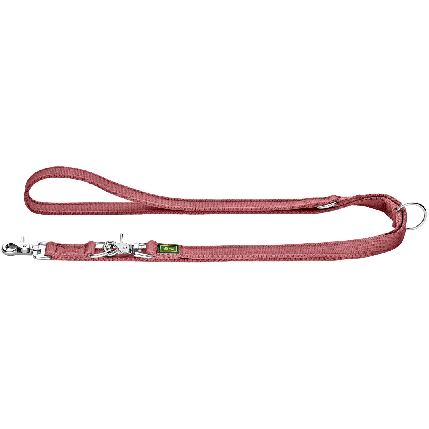 Hunter Verstellbare Führleine Inari Pastellrot 2 Hunter Verstellbare Führleine Inari Pastellrot – Bild 2