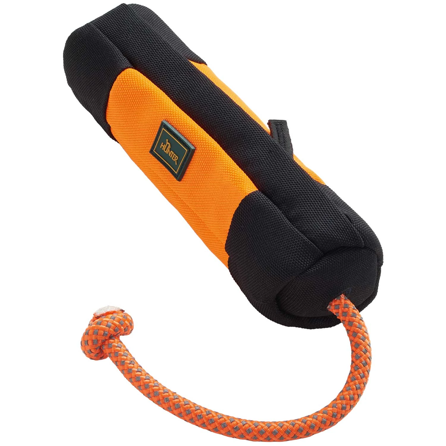 Hunter Snackdummy Trainer Mit Seil Orange/schwarz 1 Hunter Snackdummy Trainer Mit Seil Orange/schwarz